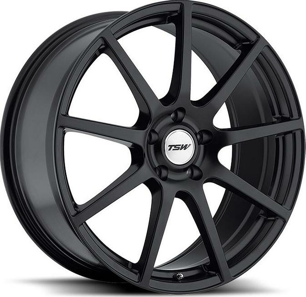 TSW Interlagos 7.5x18 5x114.3 ET 45 Dia 76 black