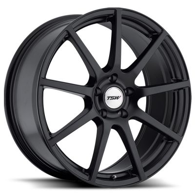 TSW Interlagos 7.5x17 5x114.3 ET 45 Dia 76 matt black