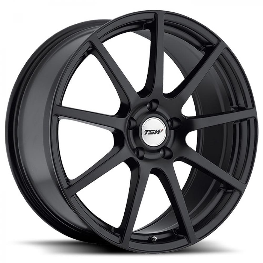 TSW Interlagos 8x17 5x100 ET 35 Dia 72 matt black