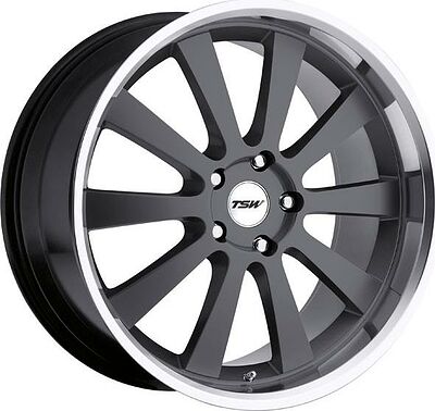 TSW Londrina 8x17 5x120 ET 35 Dia 76 Gunmetal Mirror Cut Lip