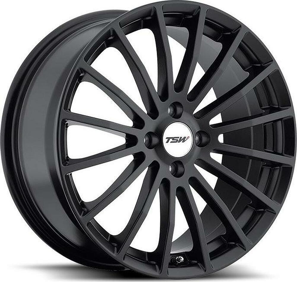 TSW Mallory 7x16 5x114.3 ET 40 Dia 76 Matte Black
