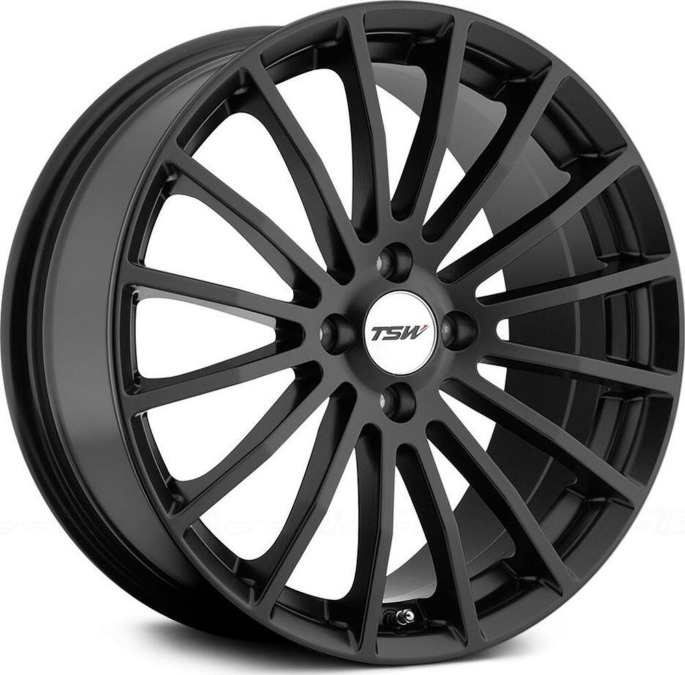 TSW Mallory 8x17 5x114.3 ET 40 Dia 76 black