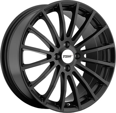 TSW Mallory 8x18 5x112 ET 45 Dia 72 matt black