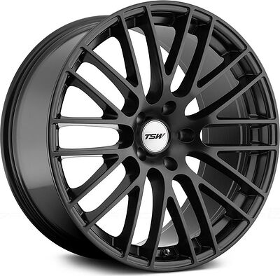 TSW Max 8.5x18 5x112 ET 32 Dia 72 Matt Black