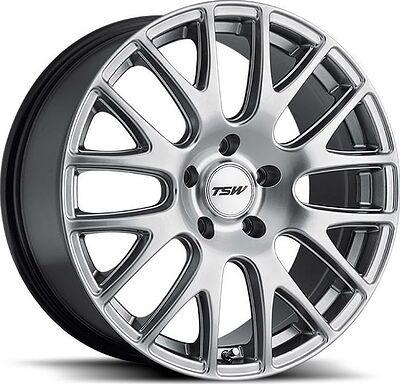 TSW Mugello 8x18 5x112 ET 45 Dia 72 hyper silver