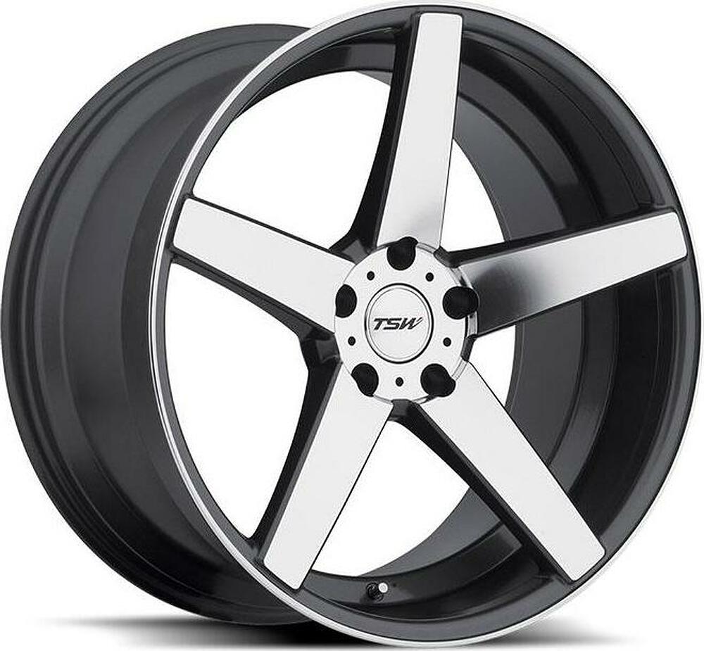 TSW Sochi 8x19 5x120 ET 35 Dia 76 Matte Black