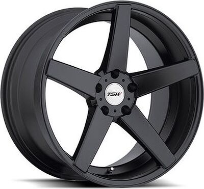TSW Sochi 8x18 5x114 ET 35 Dia 76 Matt Black