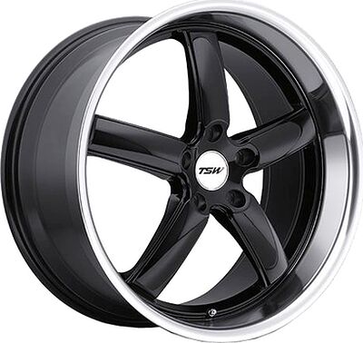 TSW Stowe 8x17 5x114.3 ET 40 Dia 76 gloss black