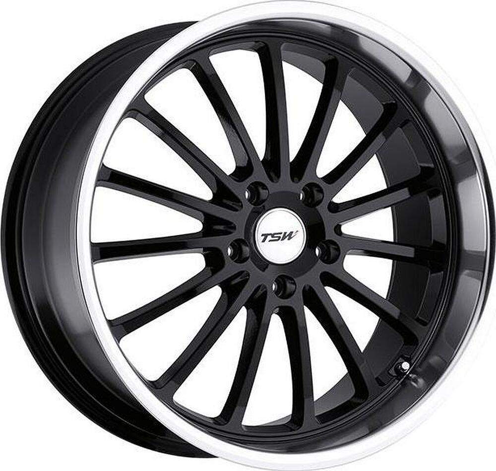 TSW Zolder 8x17 5x114.3 ET 40 Dia 76 Hyper Silver Mirror Cut Lip