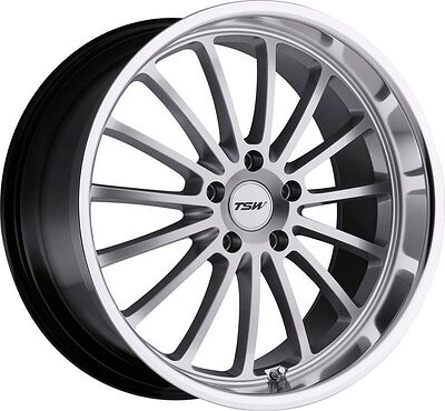 TSW Zolder 8x17 5x114.3 ET 40 Dia 76 hyper silver