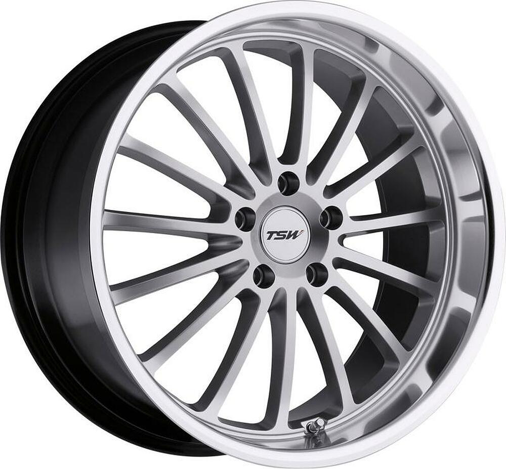 TSW Zolder 8x18 5x112 ET 45 Dia 72 hyper silver