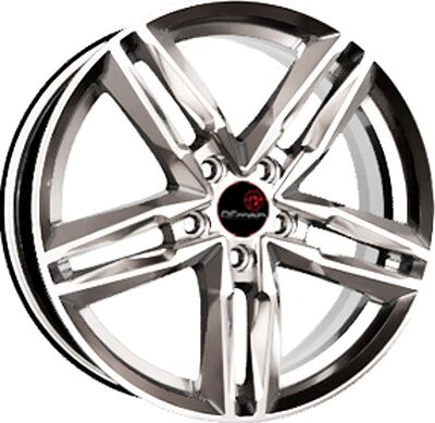 Vector B140 7.5x18 5x114.3 ET 35 Dia 67.1 сильвер S