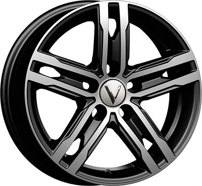 Vector B178 6x15 5x100 ET 38 Dia 57.1 черный алмаз