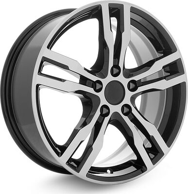 Vector B192 7x17 5x114.3 ET 39 Dia 60.1 черный алмаз