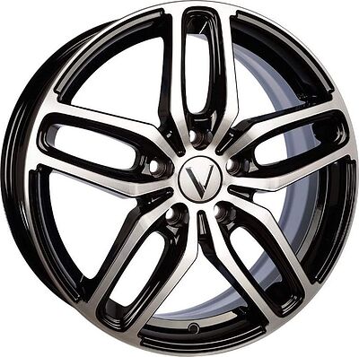 Vector B199 6.5x17 4x100 ET 41 Dia 60.1 черный алмаз