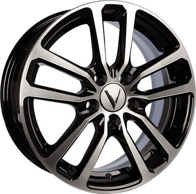 Vector B209 6x15 5x100 ET 38 Dia 57.1 черный алмаз