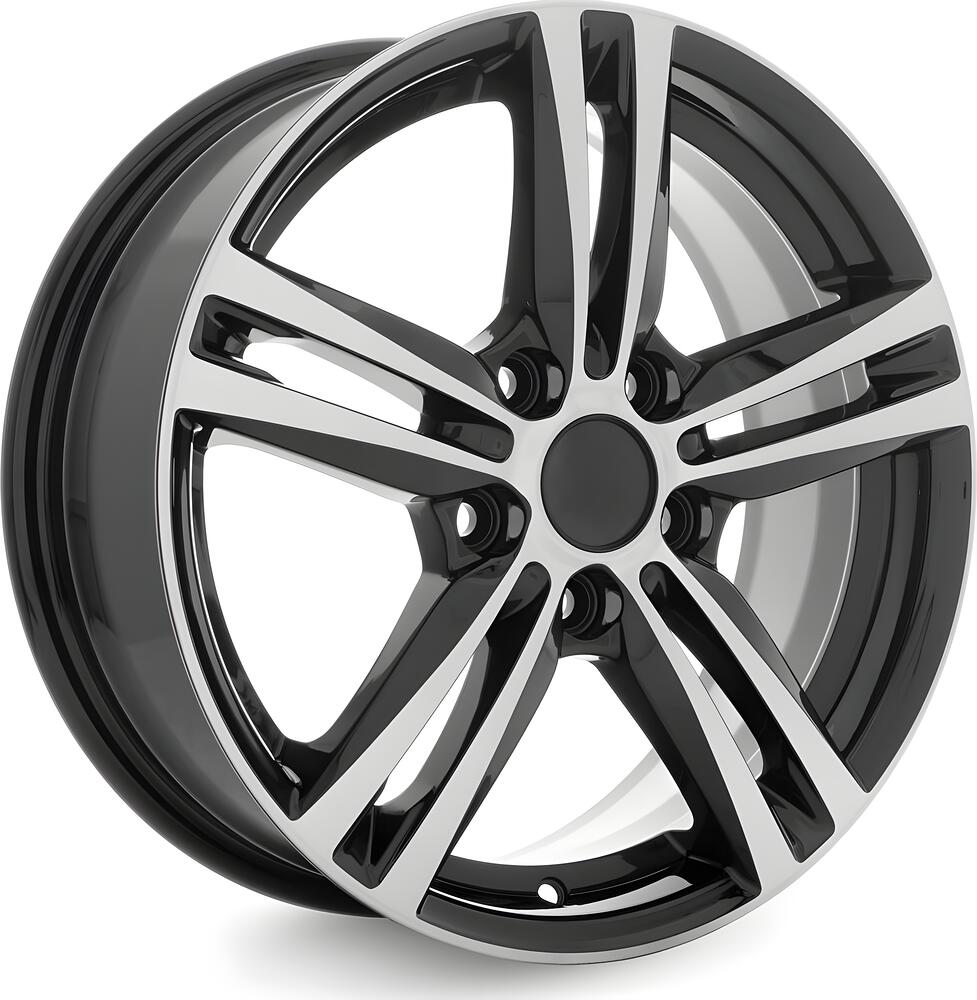 Vector B217 6x16 5x112 ET 48 Dia 57.1 черный алмаз