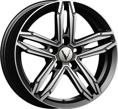 Vector B256 6.5x16 5x114.3 ET 45 Dia 67.1 черный алмаз