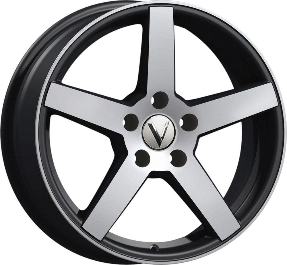 Vector B261 7x17 4x100 ET 45 Dia 67.1 черный алмаз