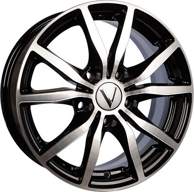 Vector K57 6.5x15 5x100 ET 38 Dia 57.1 черный алмаз