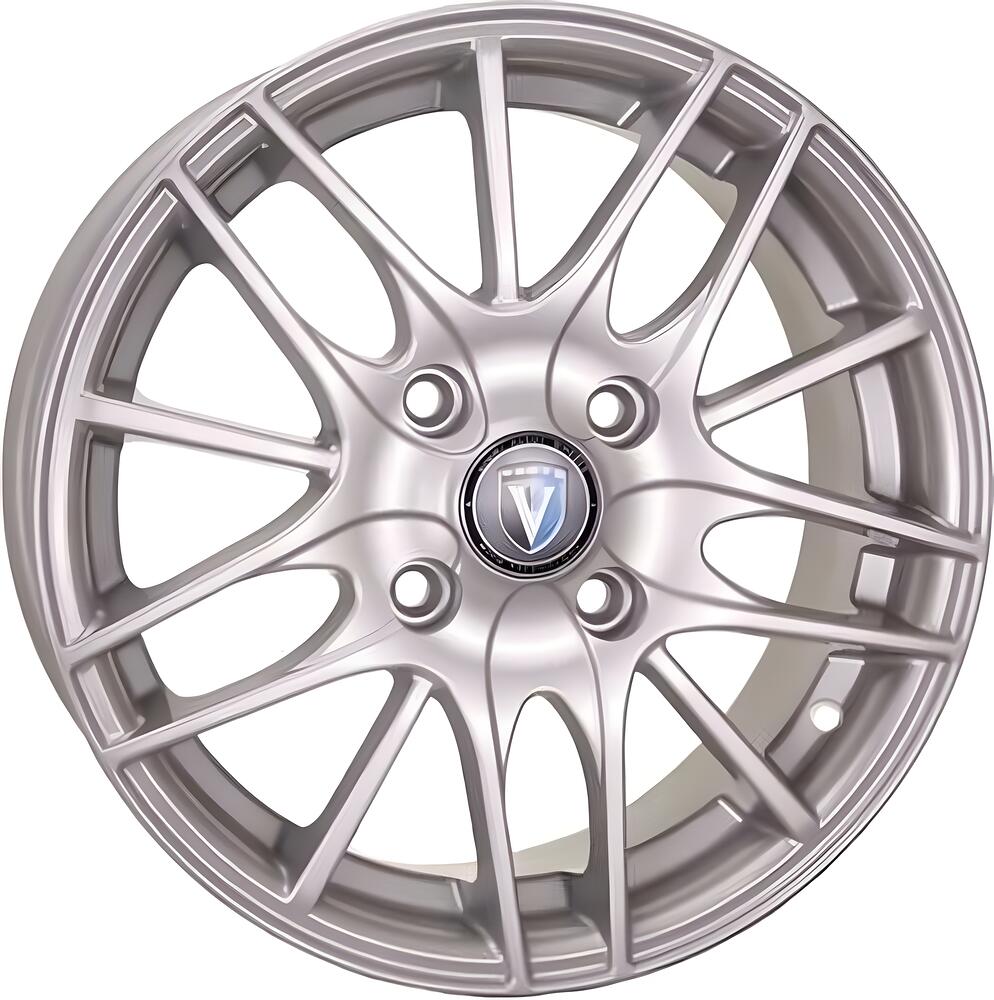Venti 1506 6x15 4x100 ET 45 Dia 56.6 silver