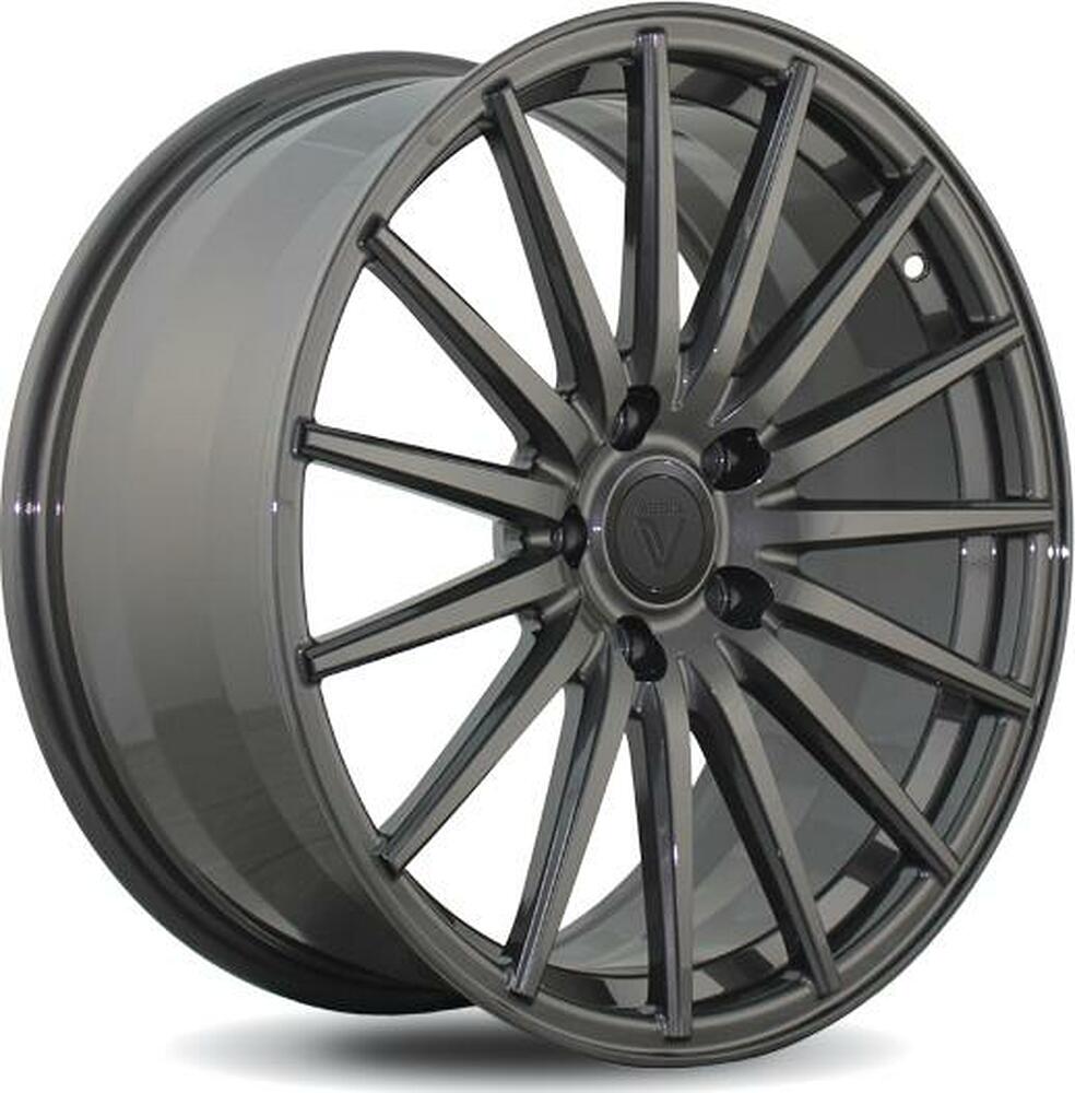 Vissol F-002 9x22 5x120 ET 30 Dia 74.1 gloss-graphite