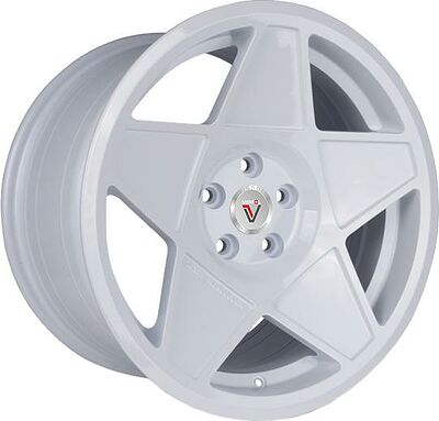 Vissol F-005 8.5x19 5x100 ET 35 Dia 57.1 white