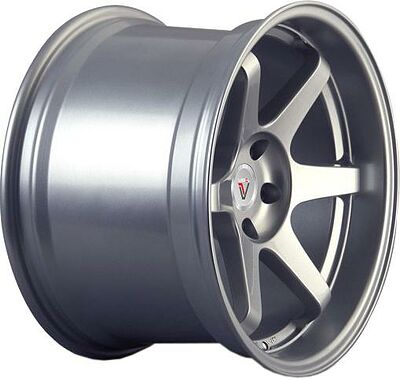 Vissol F-398 8.5x18 5x100 ET 35 Dia 57.1 silver