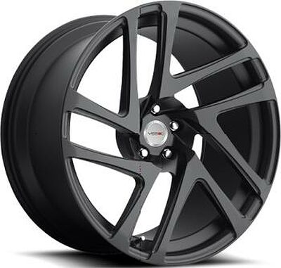 Vissol F-906 9x22 5x112 ET 32 Dia 66.6 satin_black