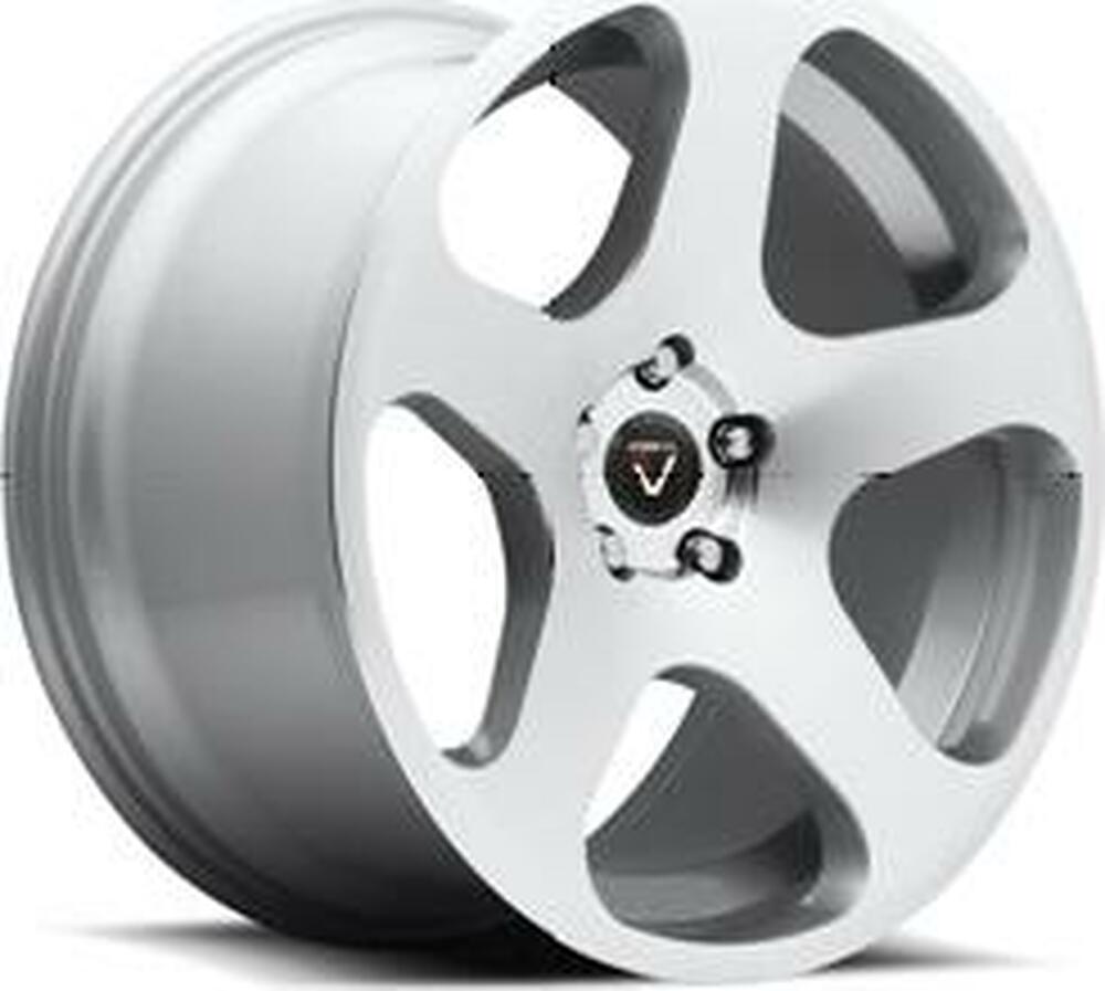 Vissol F-915 8.5x18 5x112 ET 35 Dia 66.6 silver_polished