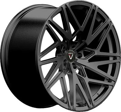 Vissol F-921L 8x20 5x108 ET 40 Dia 63.4 satin_black