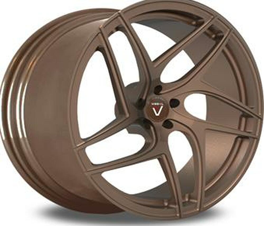 Vissol F-929L 8.5x19 5x100 ET 45 Dia 57.1 matte_black
