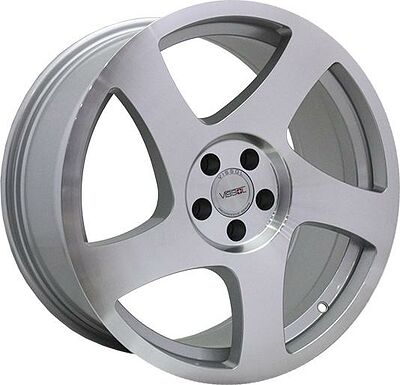 Vissol V-006 8.5x19 5x112 ET 45 Dia 66.6 silver-polished