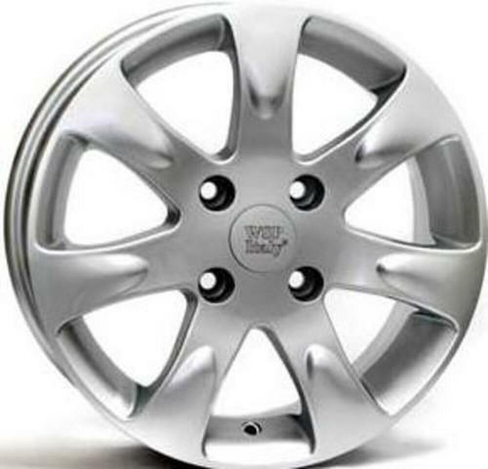 WSP AIDA 6x15 4x100 ET 43 Dia 54.1 Silver