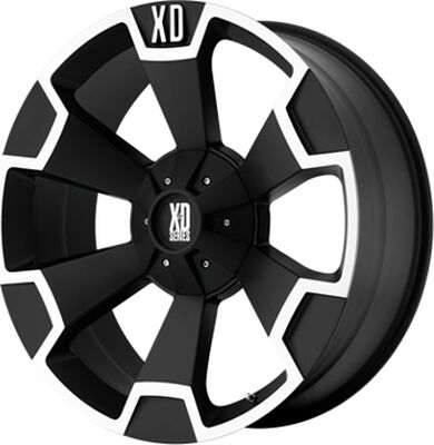 XD Series XD803 9x22 5x150 ET 35 Dia 110 Black/Machined