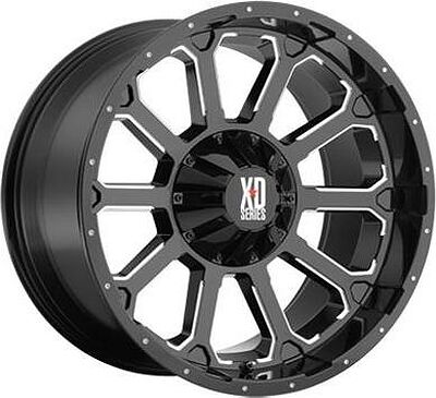 XD Series XD806 9x20 5x114.3 ET 30 Dia 72.56 Black/Machined