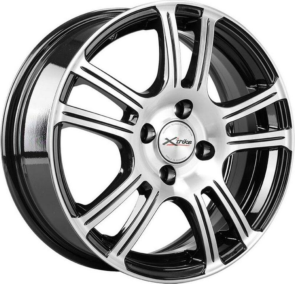 X'trike X-105 6x15 4x98 ET 35 Dia 58.1 BK/FP