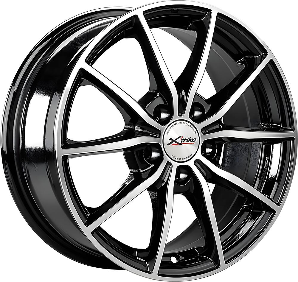 X'trike X-111М 6.5x15 5x112 ET 35 Dia 66.6 BK/FP