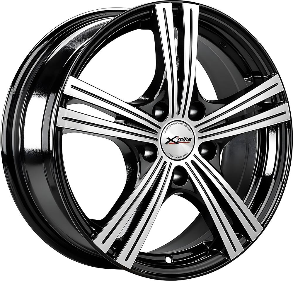 X'trike X-112 6.5x16 5x114.3 ET 35 Dia 67.1 BK/FP