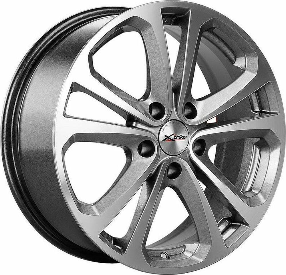 X'trike X-113M 7x17 5x112 ET 35 Dia 66.6 silver