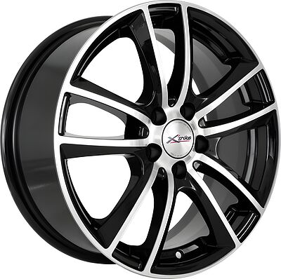 X'trike X-116М 6.5x16 5x100 ET 38 Dia 67.1 BK/FP