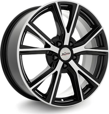 X'trike X-122 7.5x18 5x100 ET 38 Dia 67.1 BK/FP