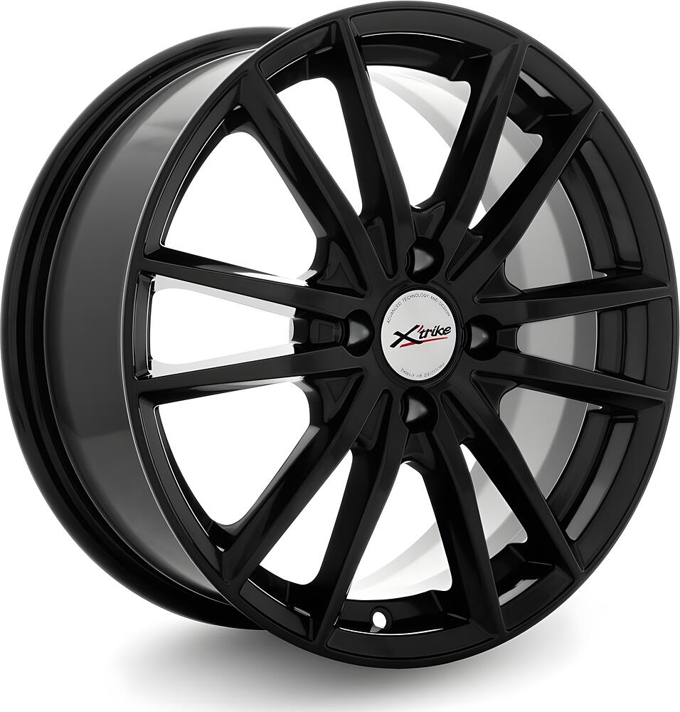 X'trike X-129 6.5x16 4x100 ET 48 Dia 60.1 BK