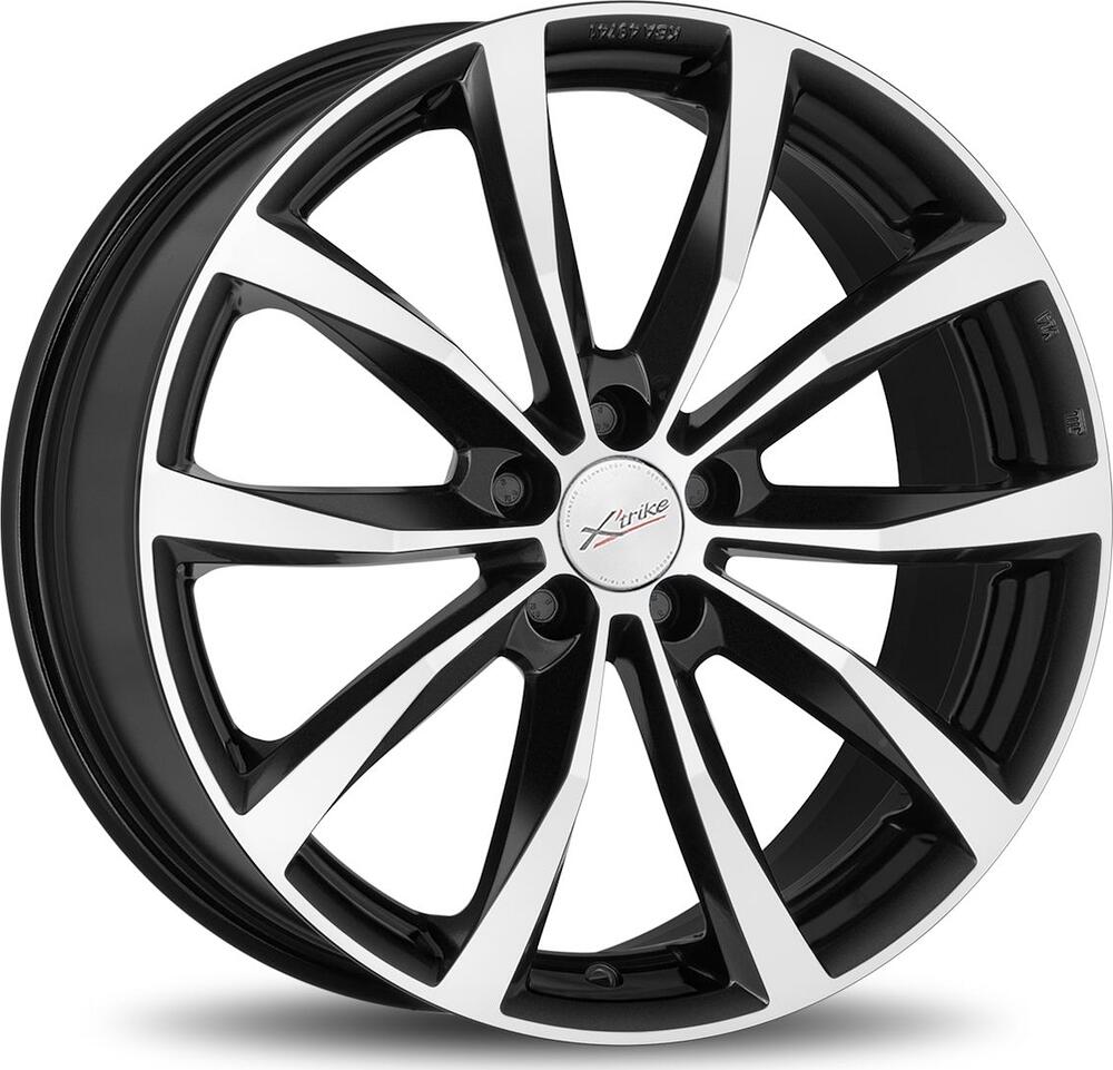 X'trike X-138 7x18 5x108 ET 36 Dia 65.1 BK/FP