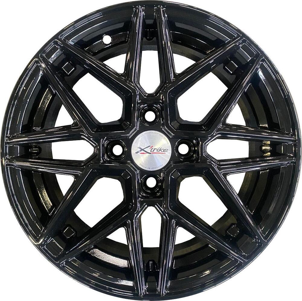 X'trike X-148 6x15 4x100 ET 46 Dia 54.1 BK