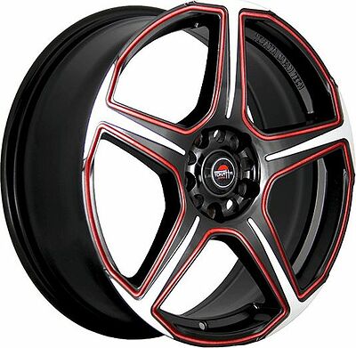 Yokatta MODEL-4 7x17 5x100 ET 48 Dia 56.1 MBF+R