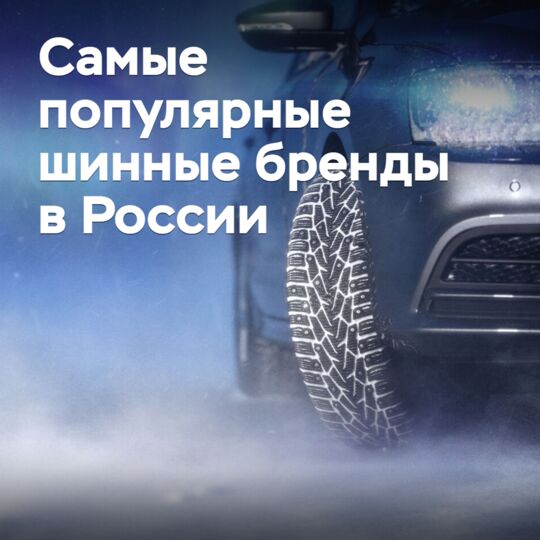 在ЦРПТ上列出了俄罗斯市场上最受欢迎的轮胎品牌