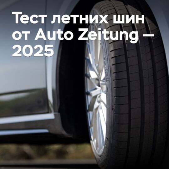 Auto Zeitung 2025 летних шин тест