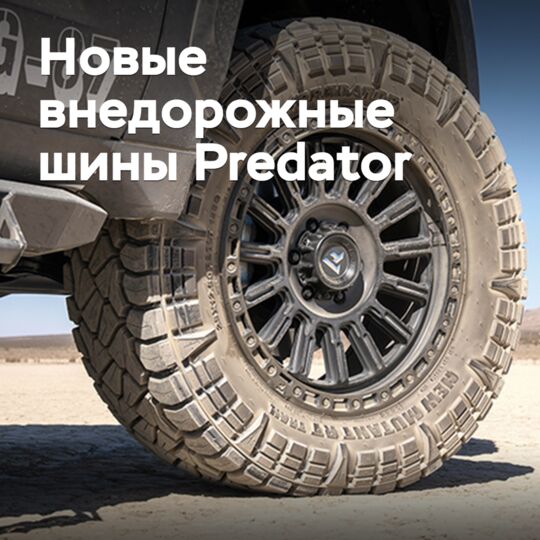 擴展越野輪胎Predator系列 <br />