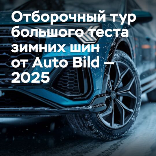 Auto Bild 2025年冬季轮胎大型测试的选拔赛